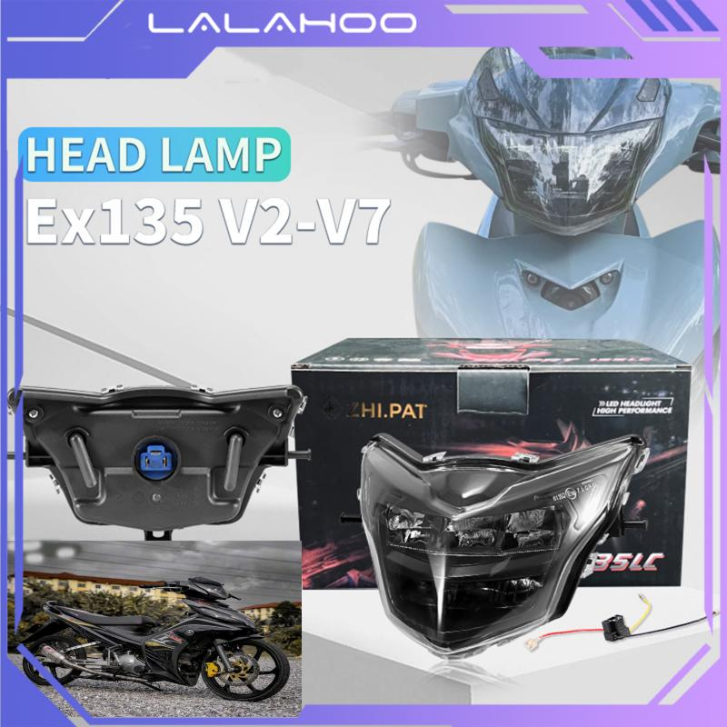 NEW Free H4 Soket Zhipat Lampu Depan LED Highlow Beam Untuk YAMAHA LC135 jupiter MX135 MX NEW 135