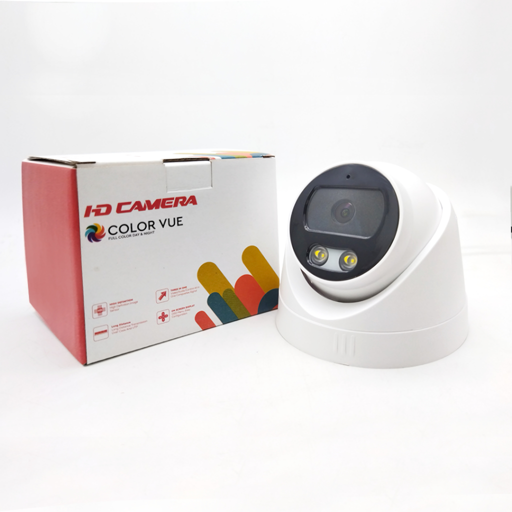 Kamera CCTV Indoor 2MP Full HD Resolusi 1080p Berwarna Siang &amp; Malam Support Microphone