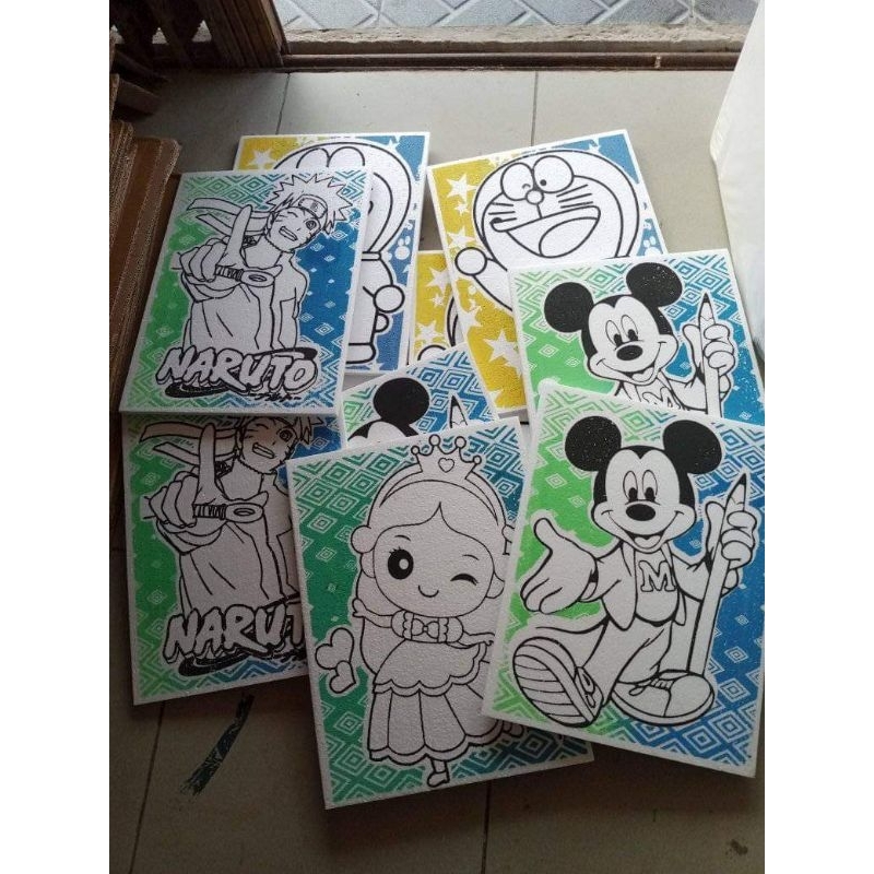 

Styrofoam Lukis 30x40x1 Rainbow
