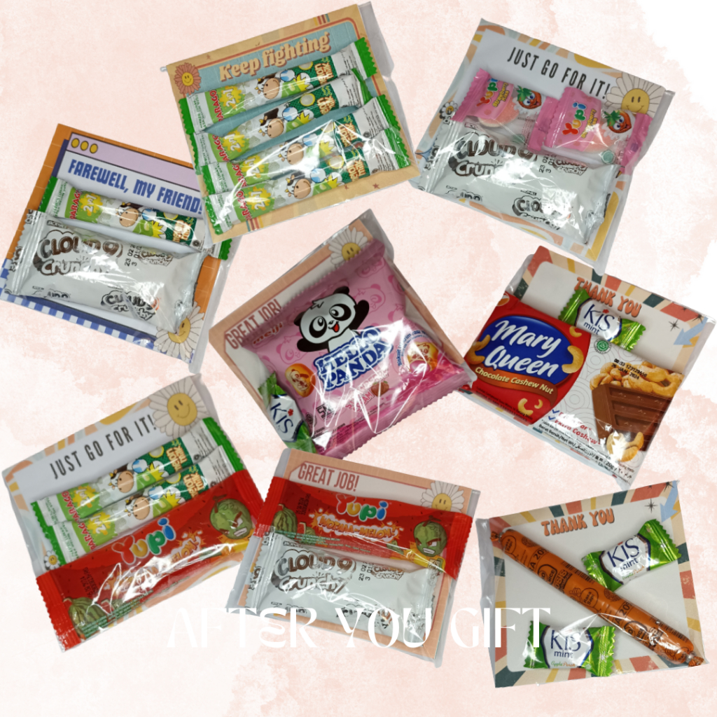 

[MINIMAL ORDER 5 PCS] MINI GIFT-SNACK GIFT-HADIAH KECIL-PAKET SNACK MINI