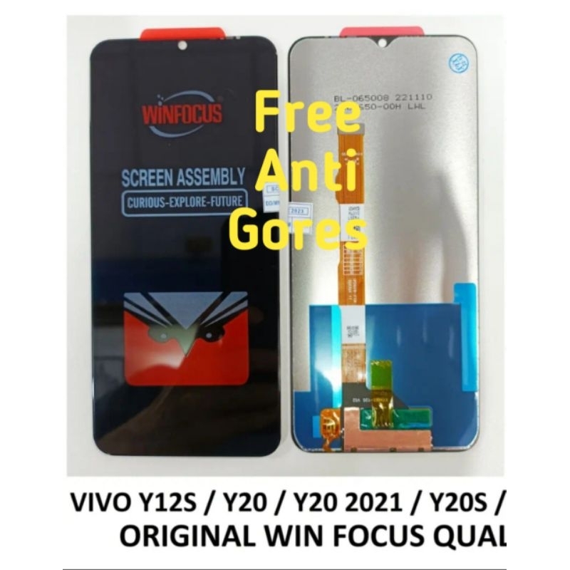 Lcd Torchscreen Hp Fullset Vivo Y12S / Y20 / Y20 2021 / Y20S / Y20S (G) Original Winfocus Quality. F