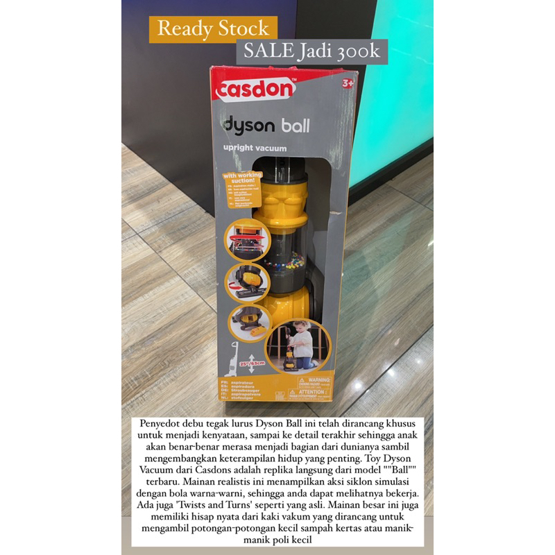 DYSON BALL TOYS • MAINAN VACUM CLEANER ANAK