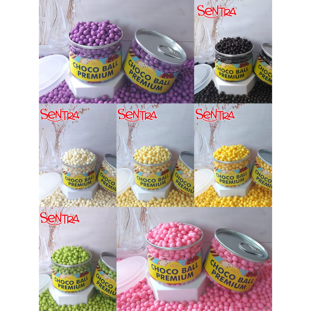 

Sprinkle Bola Choco Ball Premium Aneka Warna Kemasan PET CAN (Variasi)