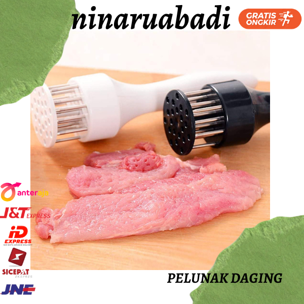 

☄️New event✨ PENGGEPUK DAGING BIAR EMPUK Pelembut Daging / Meat Tenderizer / Alat Pengempuk Daging Manual / Pelunak Serat Daging Manual