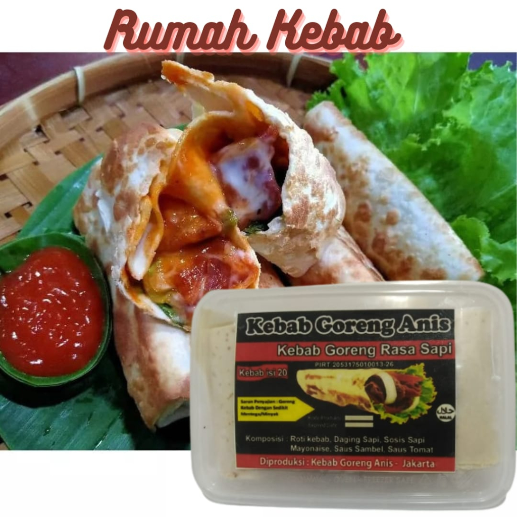 

Kebab Frozen Original Beef isi 20 - Cemilan Keluarga Kebab Mini Isi 20pcs