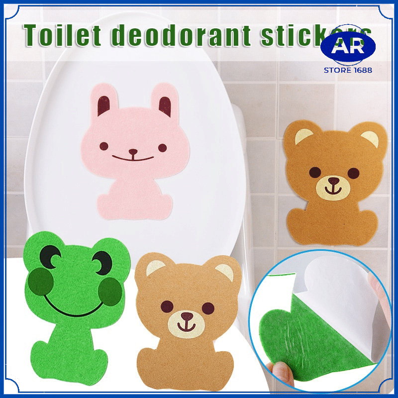 AR STICKER PENGHARUM TOILET / TEMPELAN KARAKTER PEWANGI RUANGAN KAMAR MANDI