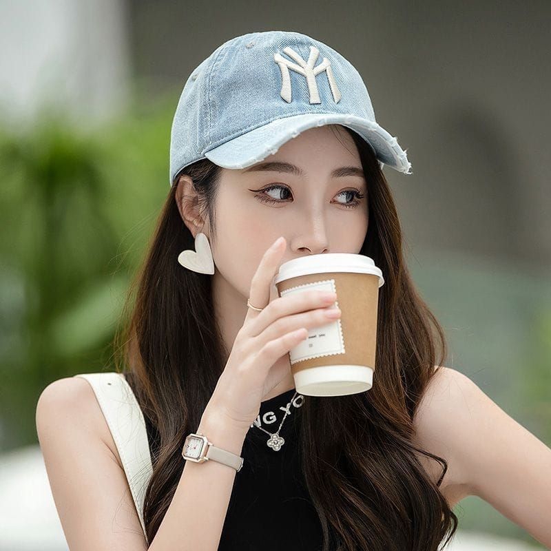 Topi Baseball Denim / Topi Pria Wanita / Topi Bucket