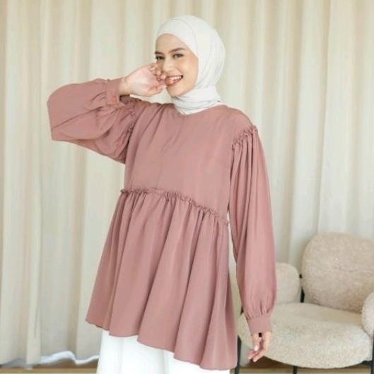 Eveseitch - Jenna Blouse - Blouse Crinkle Wanita