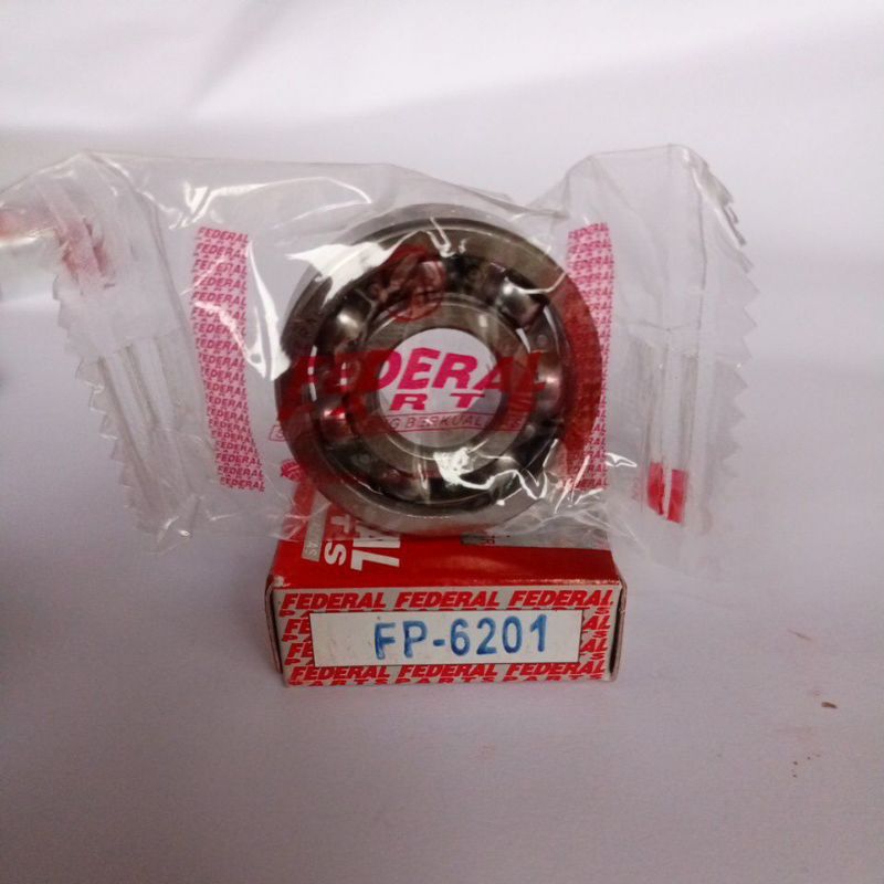 Bearing 6201 FEDERAL Parts Laher FP-6201 ORIGINAL RESMI untuk semua jenis Motor