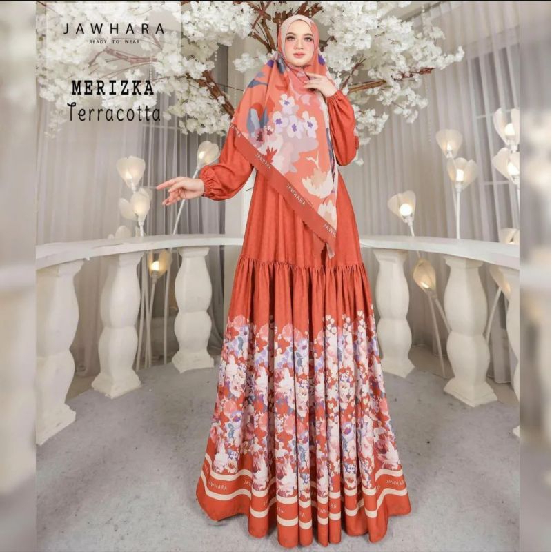 JS Jawhara Syari / Baju Syari / Merizka / Terracotta