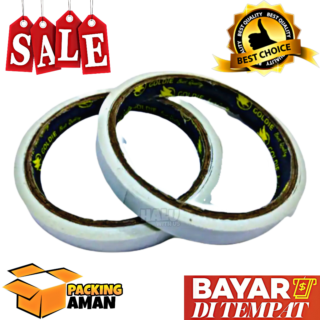 

(BISA COD) PROMO 1 Pcs Double Tape 1/2 Inch 12 MM x 7 Meter / Lem / Alat Perekat