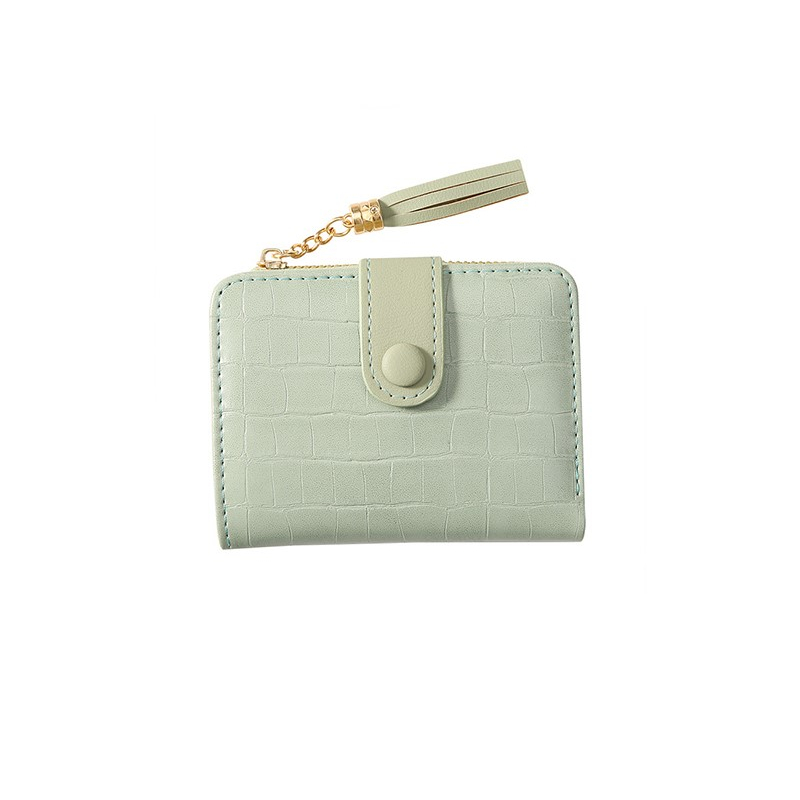 Fashion Dompet Wanita Korea Dompet Kulit Lipat Kecil Dompet Wanita Mini Dompet Wanita Lucu