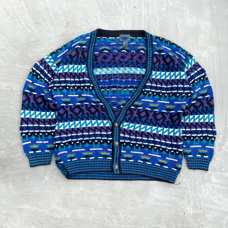CARDIGAN KNITWEAR 3D ETCHINGS LILE COOGIE STYLE