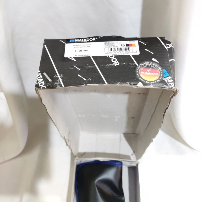 Hollow punch set 8pcs ( 3 - 25mm ) merk Matador Germany