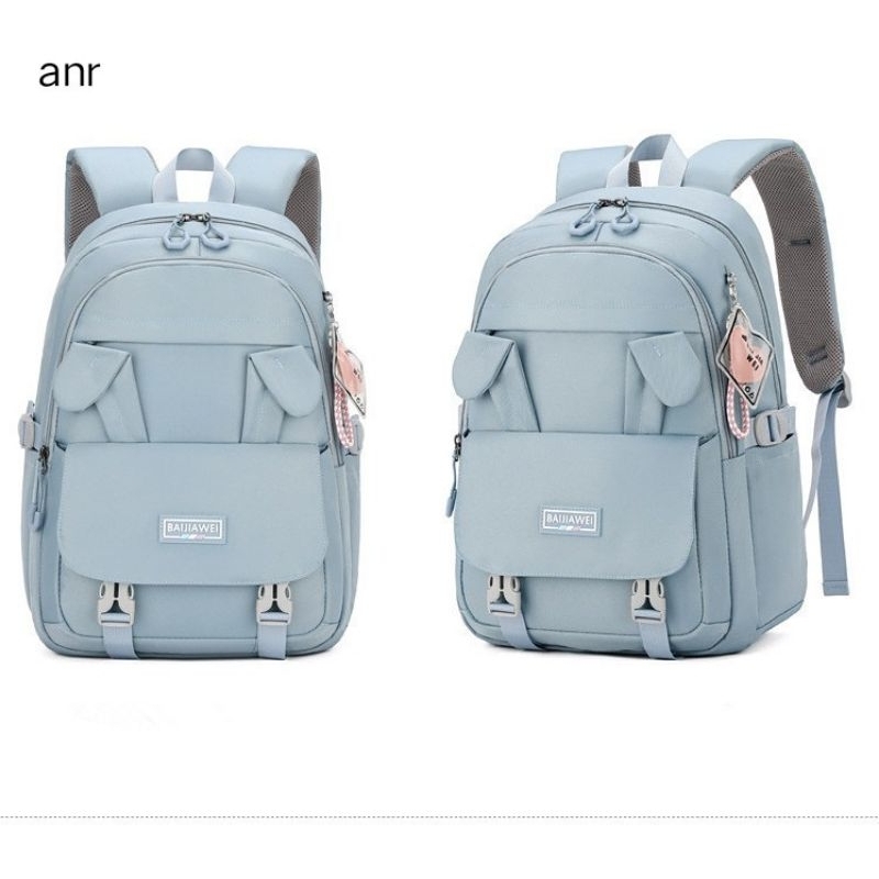 New New New Ransel Sekolah Wanita Ransel Cute Tas Kuping Lucu