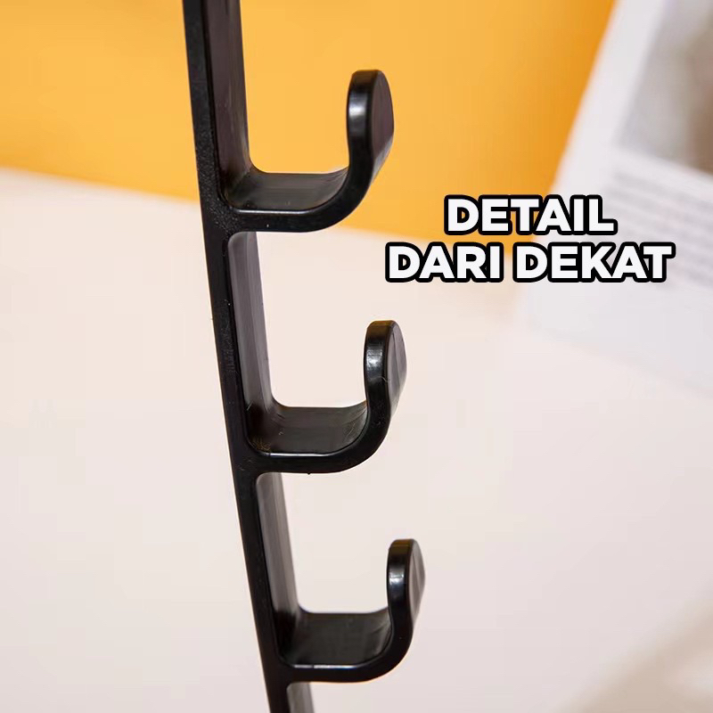 GANTUNGAN PINTU BAJU BELAKANG PINTU PLASTIK / HANGER PINTU BAHAN PLATIK ABS KAPSTOK GANTUNGAN BAJU BELAKANG