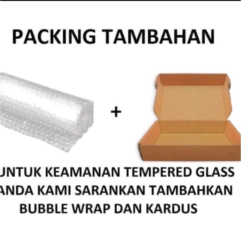 

tambahan paking agar pesanan lebih aman