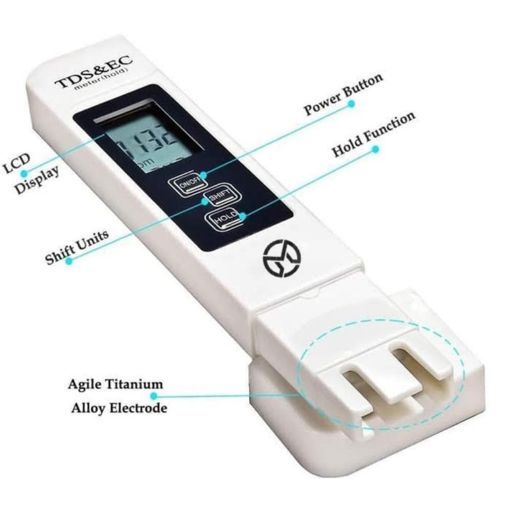 TDS &amp; EC meter Alat Ukur Hidroponik