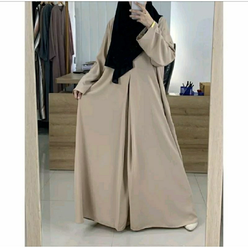 Abaya Fatiranisa /Basic Abaya Turki Polos  Remaja Busui Premium  Size  M   L   XL    XXL