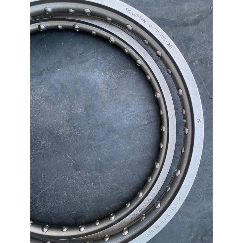 Velg TK JAPAN excel ring 17" 1.60 x 1.40 Titanium set original