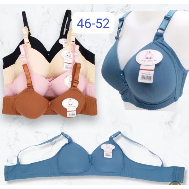 BH Bra Cup D Super Jumbo Merek Guini Tanpa Kawat
