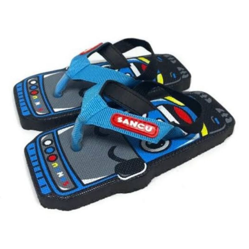 Sancu Sandal Anak Perempuan / Remaja Sandal Karakter Tayo