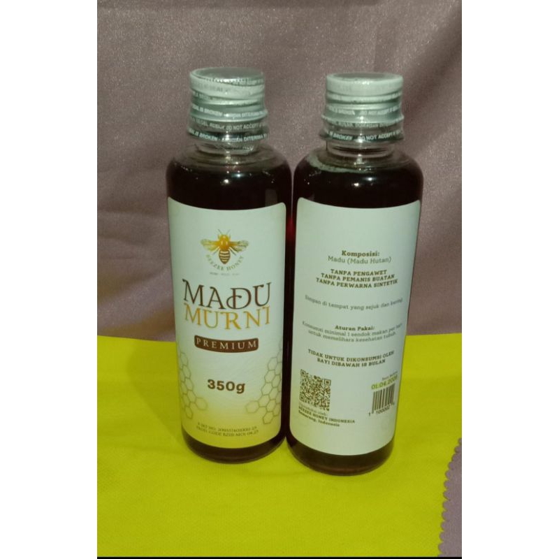 

Madu Murni Premium | Madu Hutan Asli | Tanpa Bahan Campuran | BeeZee Honey 350ml