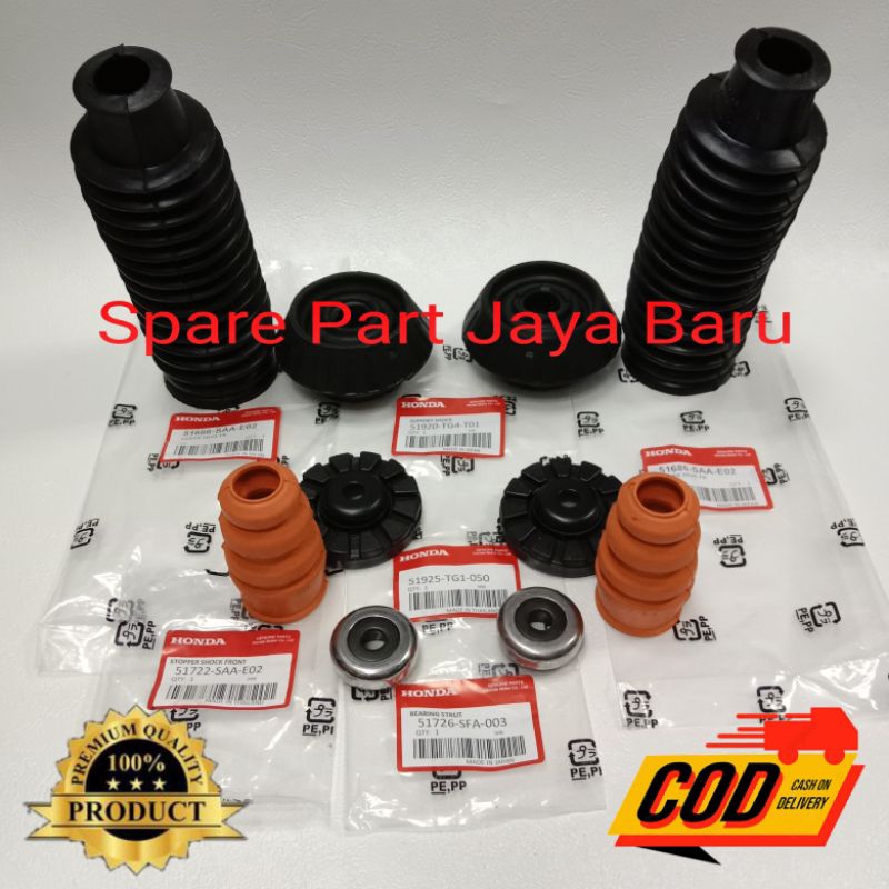 Karet Support Shock Set+Karet Stopper Stoper Shock Depan+Karet Boot Shock Depan Jazz GD3 City GD8 20