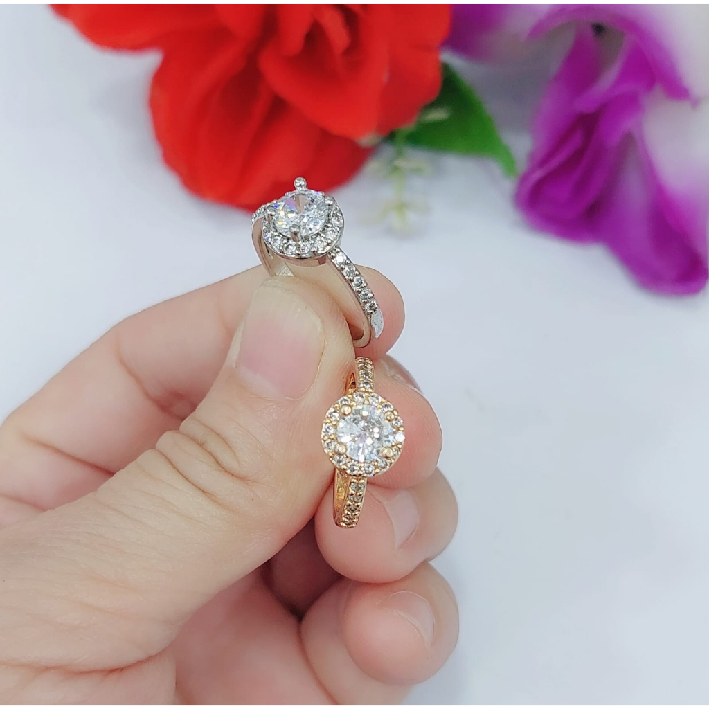 Cincin Xuping Permata Full Perhiasan Wanita R617 618 619