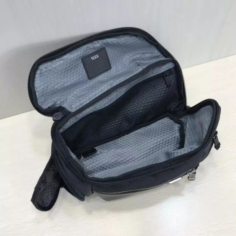 Tas Tumi Selempang Alpha Bravo Kelley  Hitam Black Slempang Bahu Crossbody