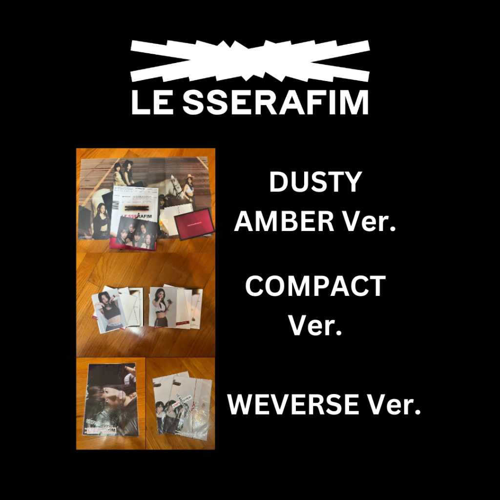 [Album Only] LE SSERAFIM LSRFM UNFORGIVEN Album Only - Photobook Version - Yunjin Sakura Compact Ver