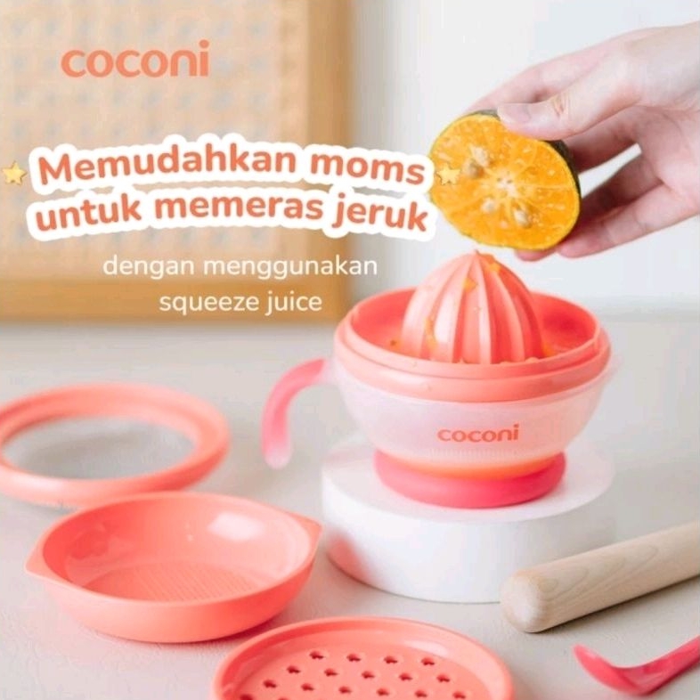 COCONI Baby Food Maker Bowl Set | Alat Pembuat MPASI Bayi Anak