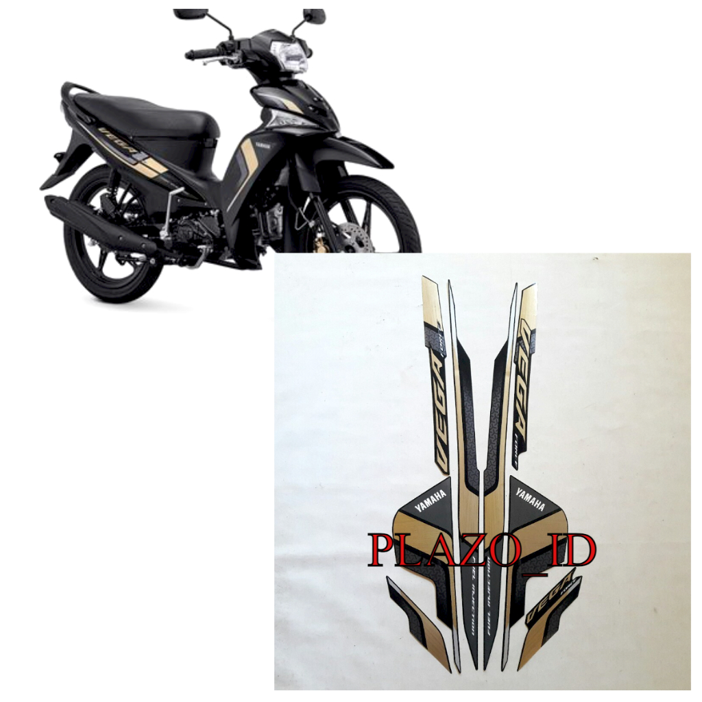 Striping motor yamaha Vega Force 2021 Full Hitam
