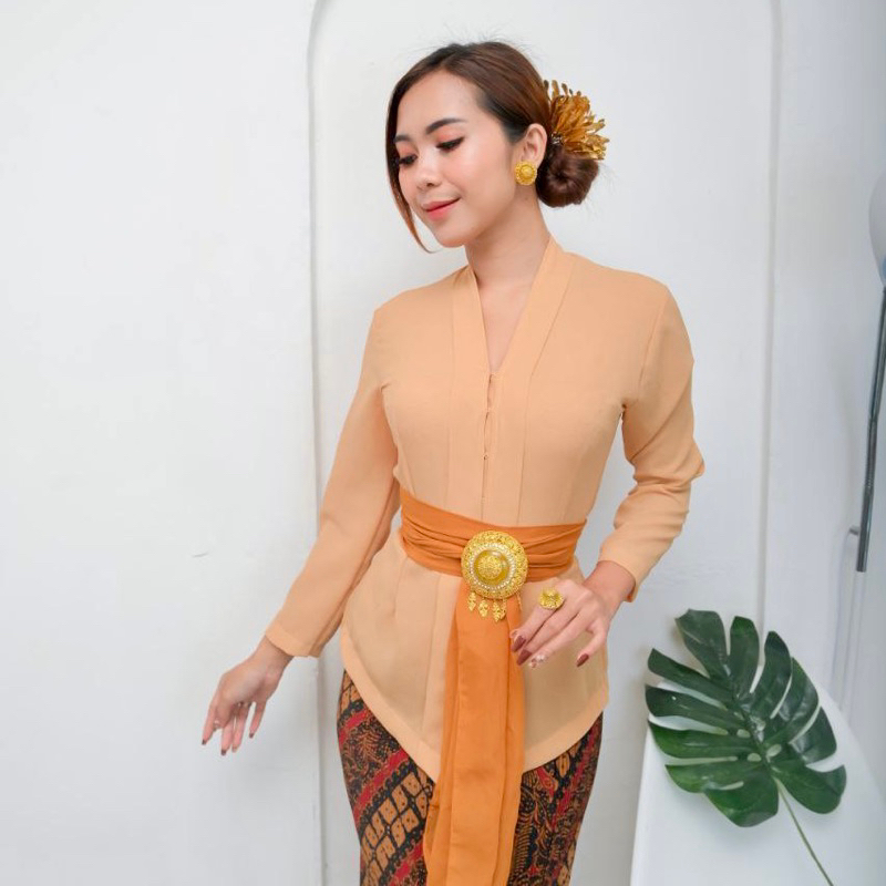 KEBAYA KARTINI / KEBAYA HIJAB POLOS LENGAN PANJANG / KEBAYA BET KERUT / ANEKA KEBAYA POLOS