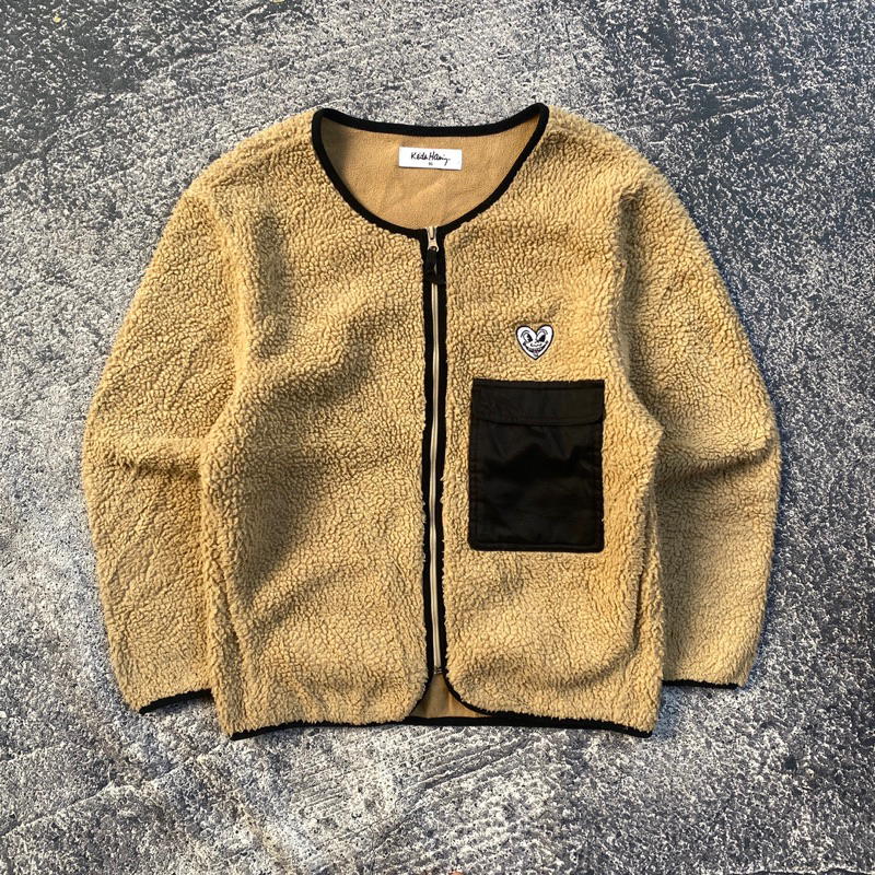 Cardigan fleece keith haring