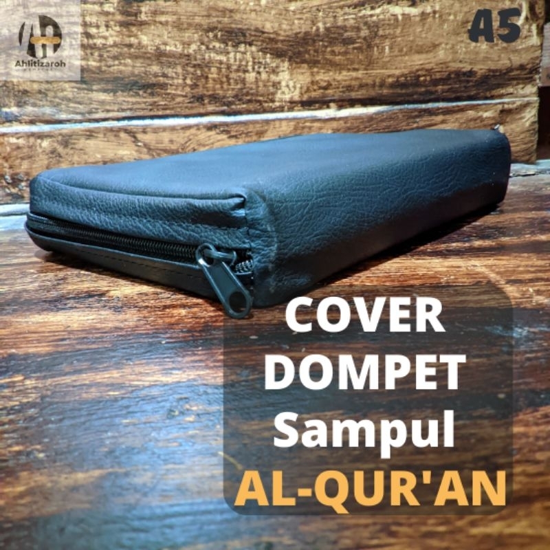 Cover Sampul Al-qur'an | Sarung Sampul Al-qur'an | Dompet Sampul Al-qur'an Resleting Untuk Uk A5 Ter