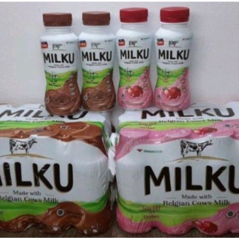 susu Milku 1 karton dus / ecer