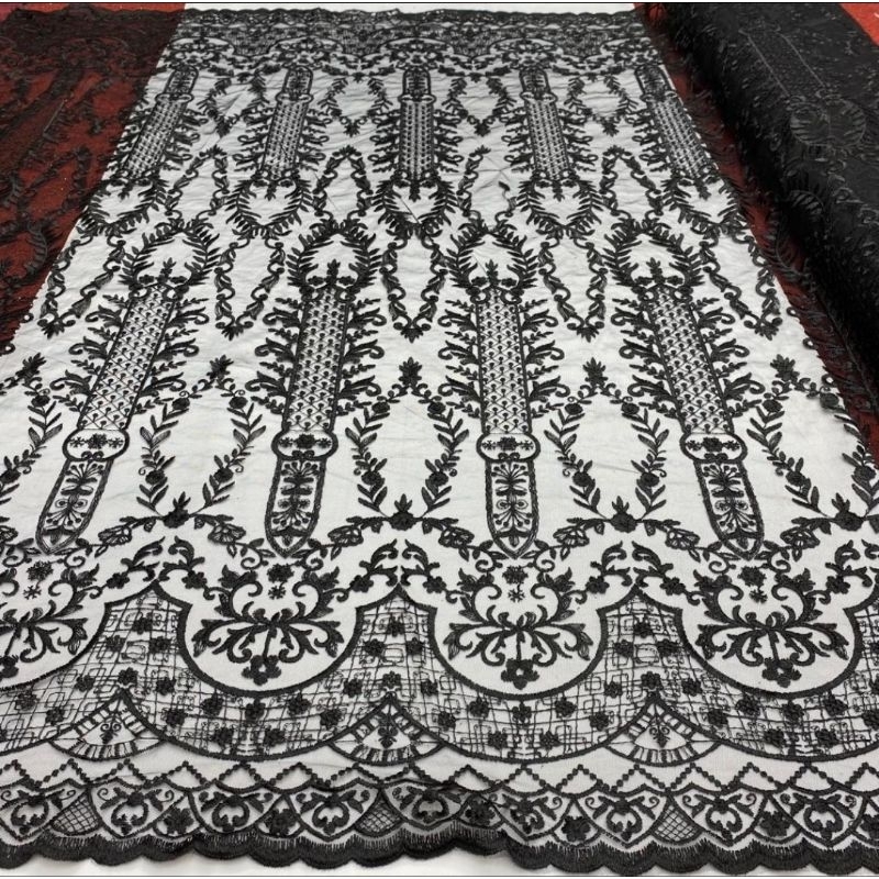 kain tile bordir motif elisab paris jerman