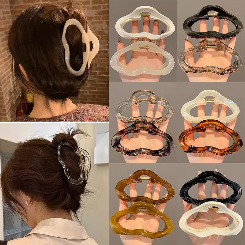 LITTLE DAISY | KCLOUD Korean Hair Claws / Start Up Korean Hair Claw / Jepit Jepitan Rambut Korea Besar / Dailly Hair Clips