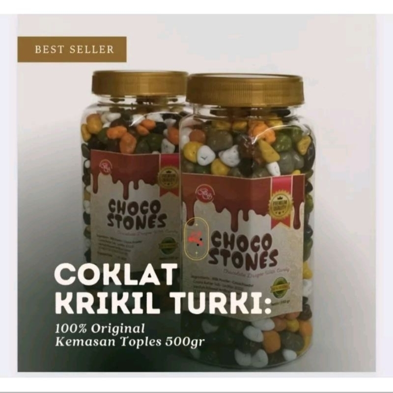 

Coklat Kerikil Turki 500gr Choco Stone