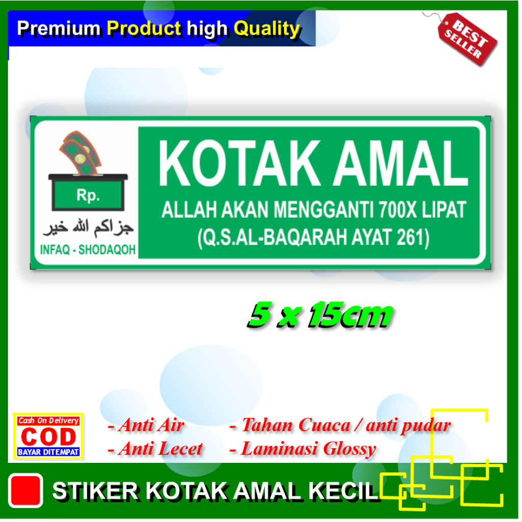 

stiker kotak amal masjid musholla sticker uang dkm