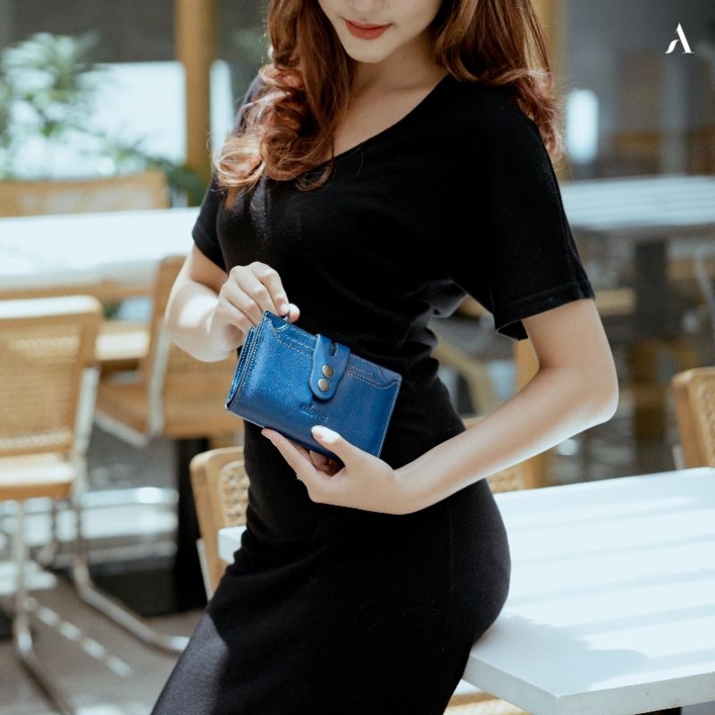 Reven Leather -Alona Leather Dompet Wanita Kulit Asli / Alona Tianna Wallet Dompet Wanita Model Panjang Terbaru Branded Trendy