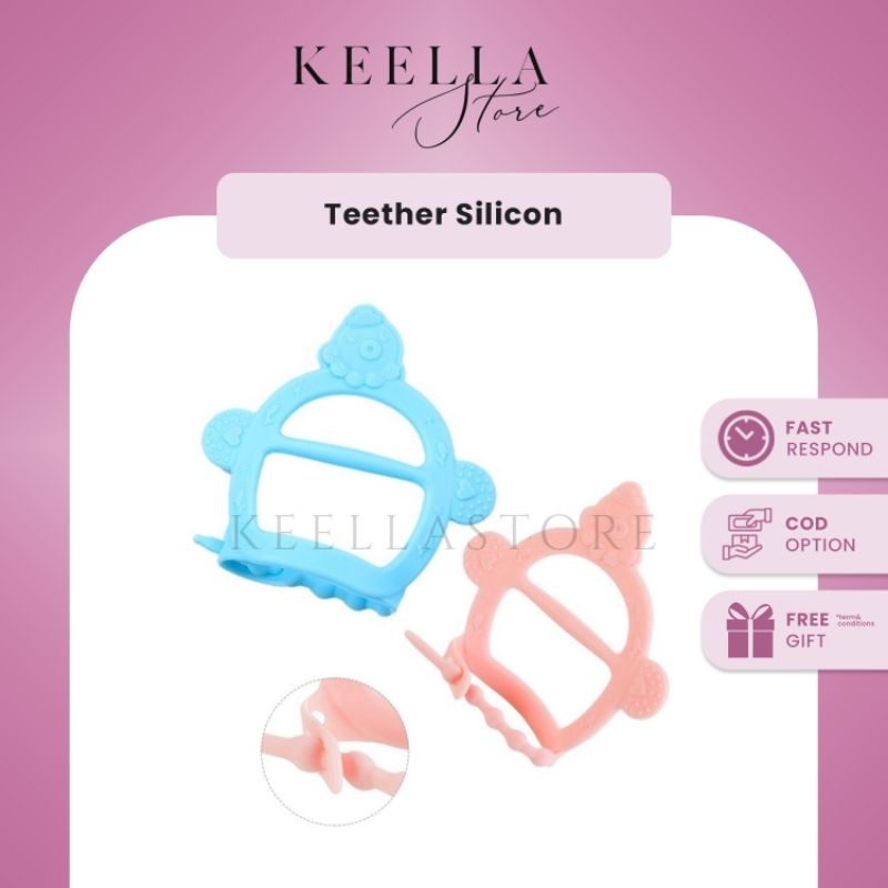 teether gelang bayi / gigitan baby silicon silikon