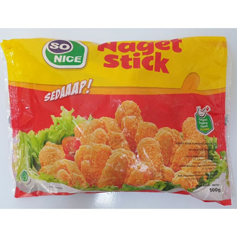 

So Nice Chicken Nugget Stick 500 gram