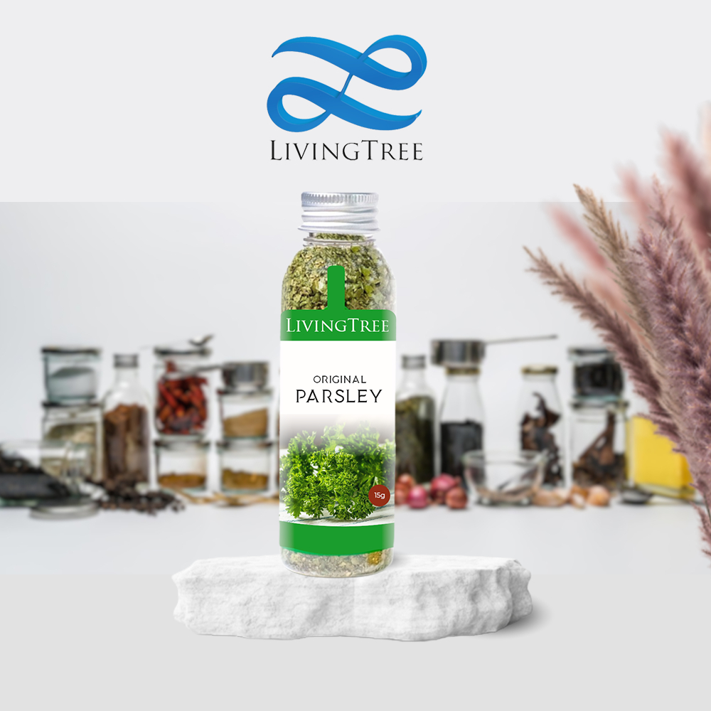 

Parsley 45 gr Dried Parsley Flakes 100% Parsley Kering Rempah Alami LivingTree