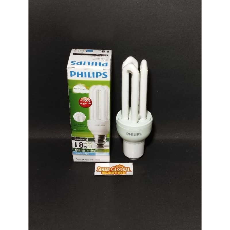 Lampu philips essential 18 W 18 WATT / PLC jari 18 watt putih