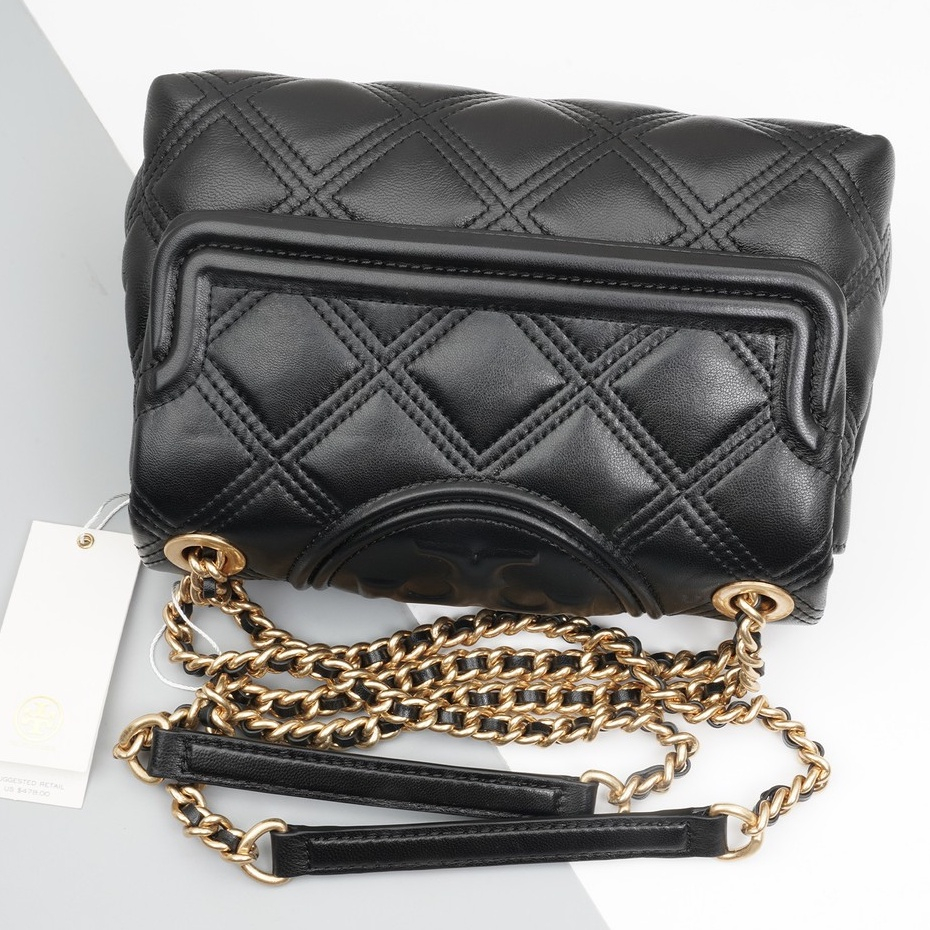 Asli TB 22 CM bahan kulit domba bordir listrik belah ketupat tekstur besar wanita tas bahu tas utusa