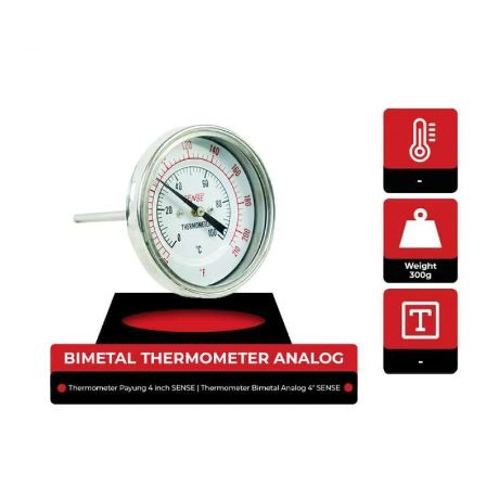 TERMOMETER PAYUNG ASLI 500 Derajat Celcius Oven Gas Bimetal Thermomete