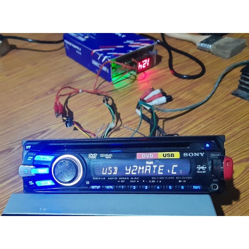 Head unit single din Sony