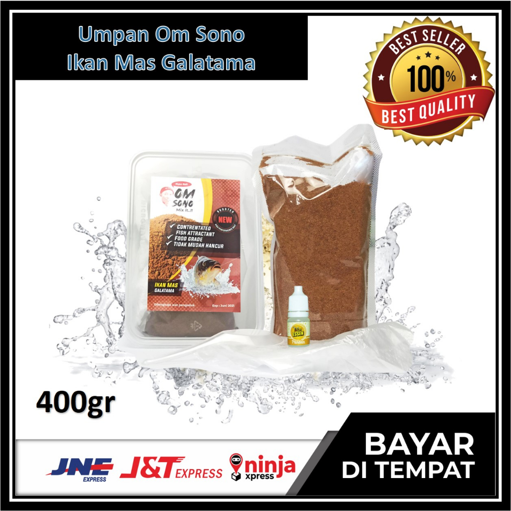Umpan Ikan Bawal Om Sono Galatama Harian Siap Pakai